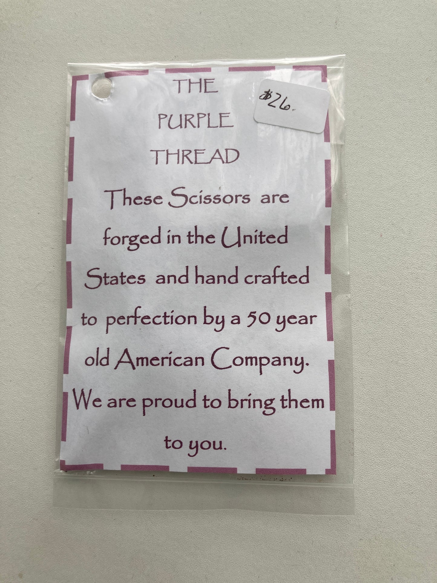 Scissors- by the Purple Thread