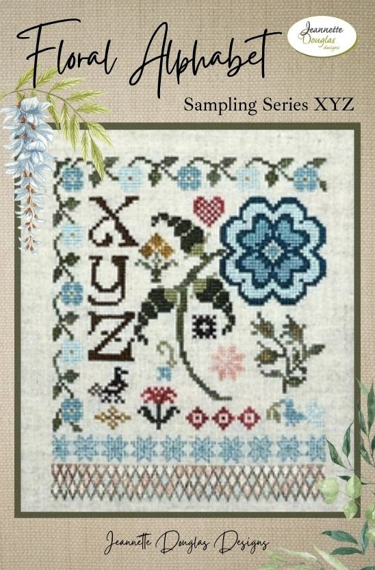 Floral Alphabet Sampling Series: XYZ