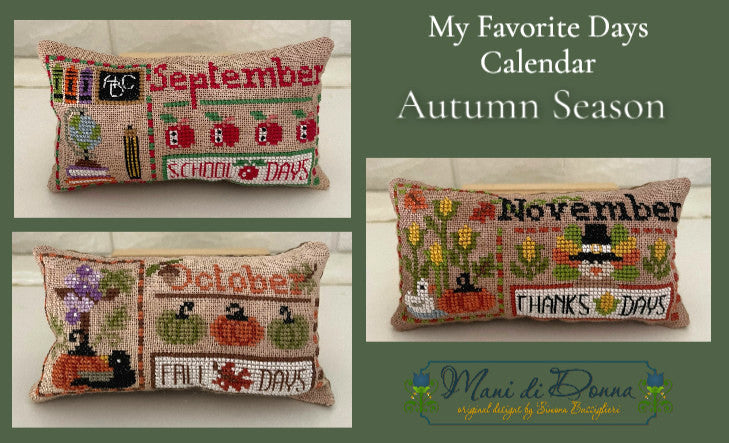 My Favorite Days Calendar Autumn *Nashville Market Pre-Order*