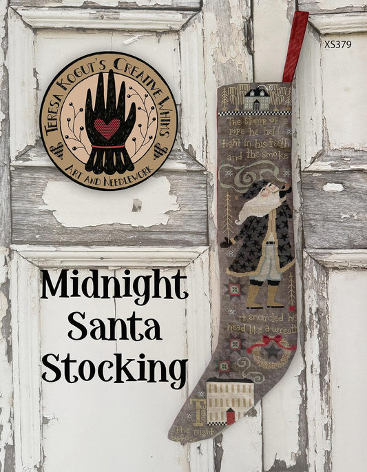 MIDNIGHT SANTA STOCKING *Nashville Market Pre-Order*