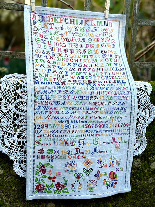 Sarah Hofer 1947 - A Hutterite Sampler Reproduction *Nashville Market Pre-Order*