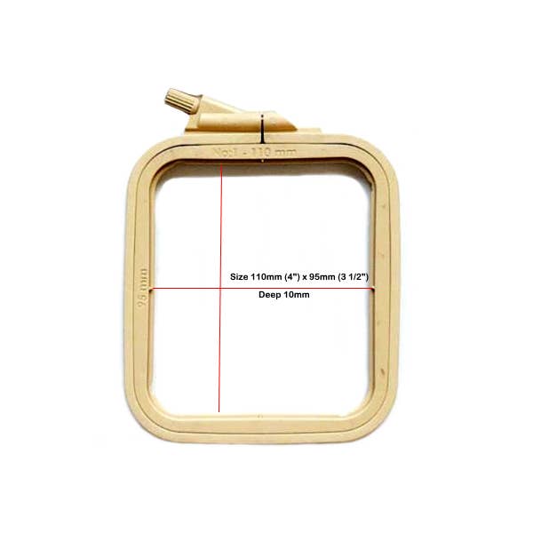 Nurge - Nurge Square Plastic Hoops 95 x 110mm (3.75" x 4.3")