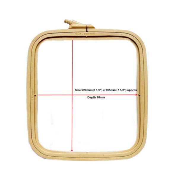 Nurge - Nurge Square Plastic Hoops 195 x 220mm (8" x 9")