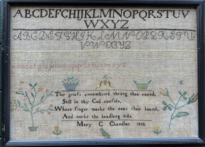 Mary and Meribah Chandler Sisters Samplers *Nashville Market Pre-Order*