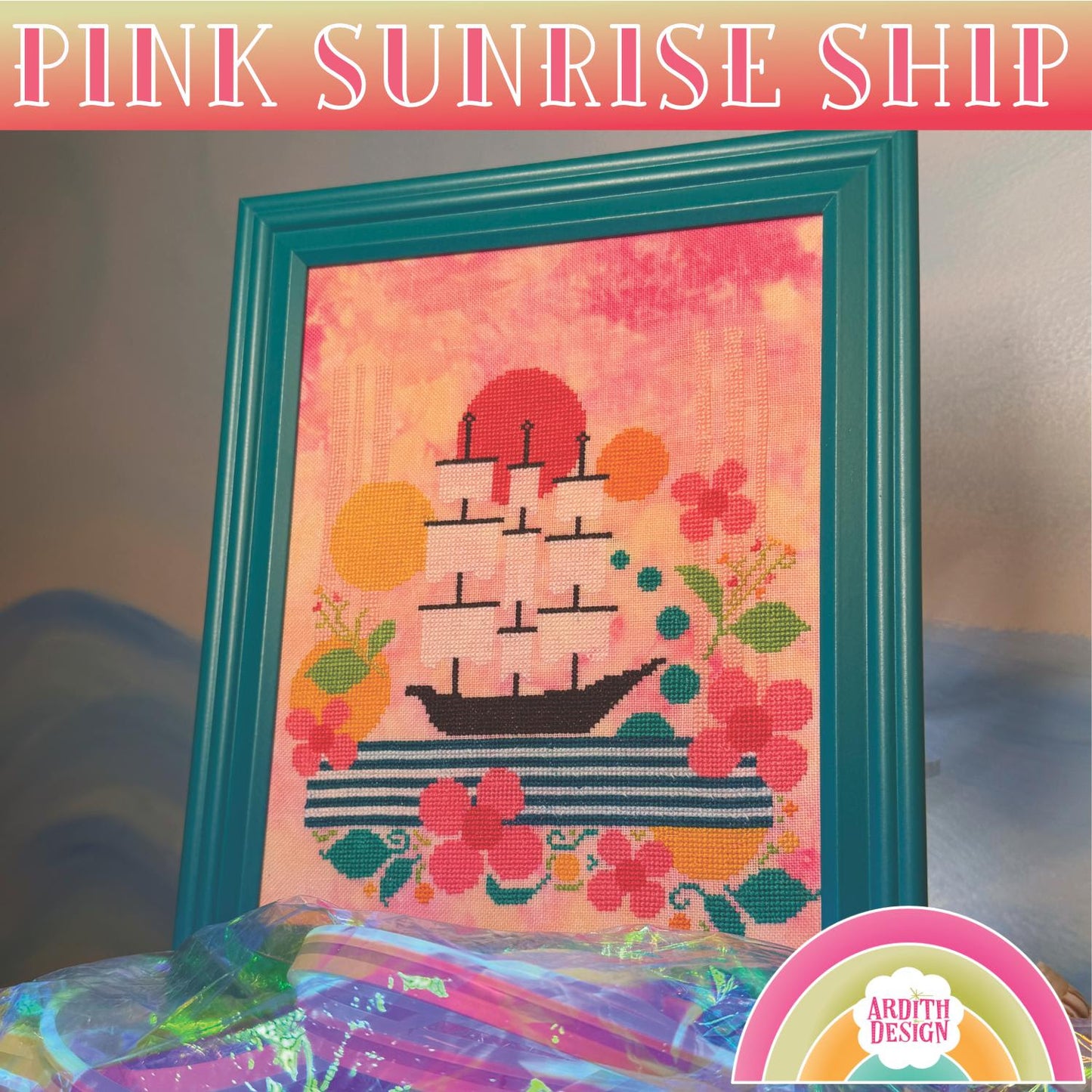 Pink Sunrise Ship *Nashville Market Pre-Order*