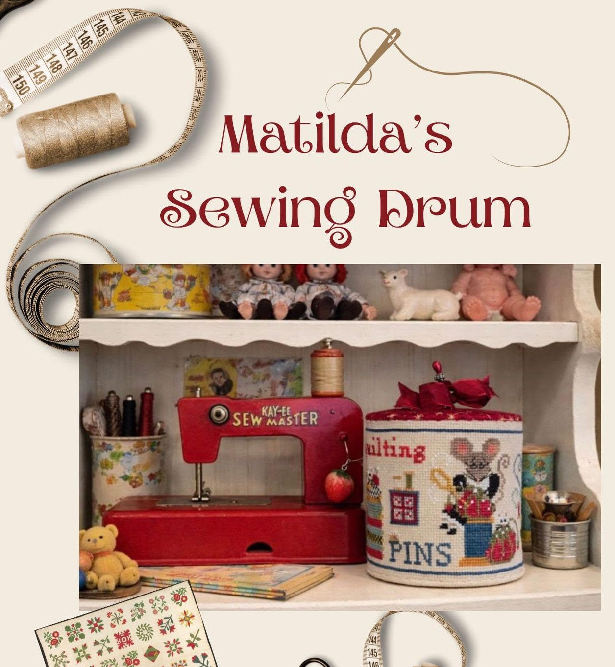 Matilda’s Sewing Drum *Nashville Market Pre-Order*