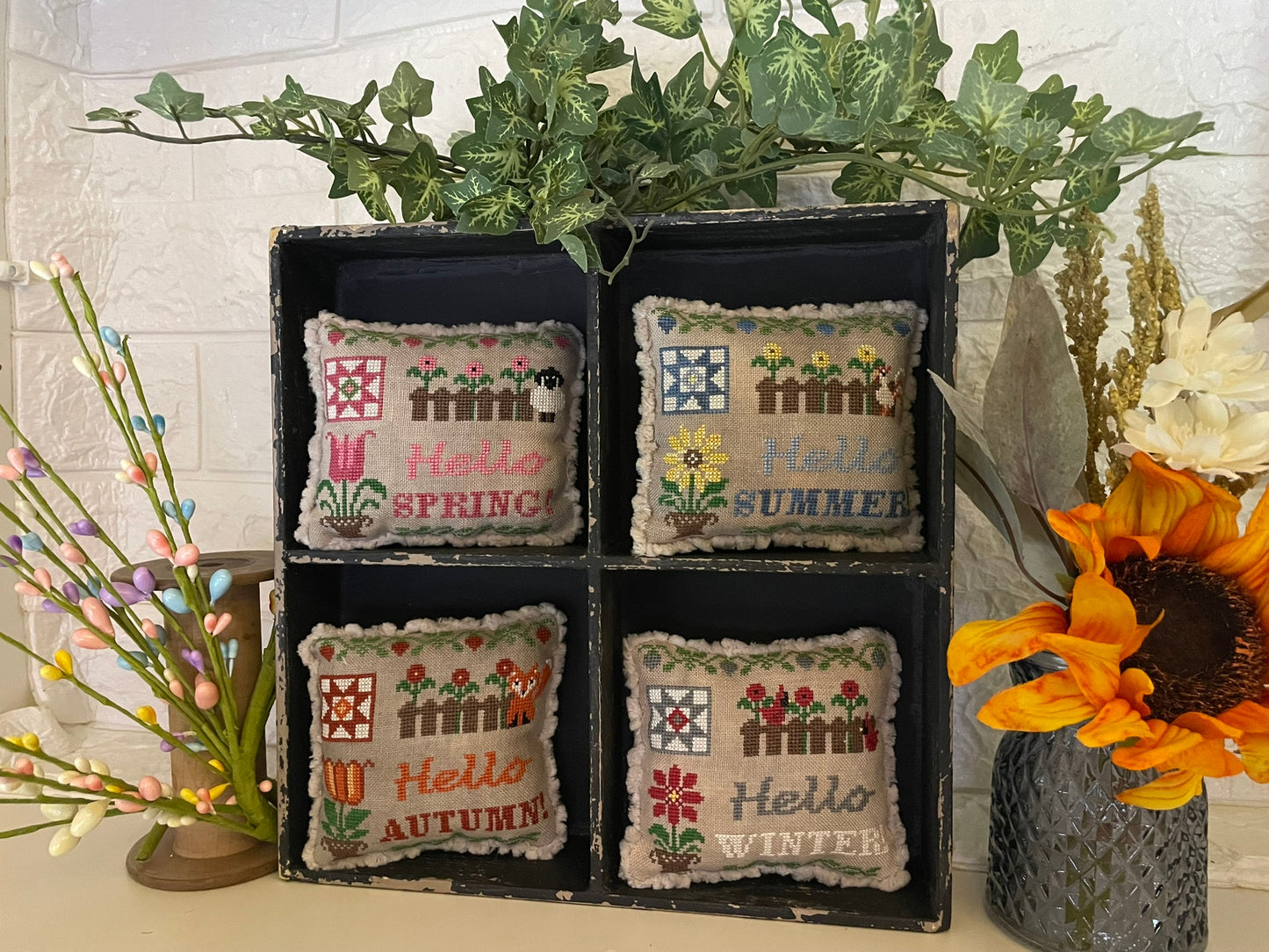 Hello Seasons pillows Autumn *Nashville Market Pre-Order*