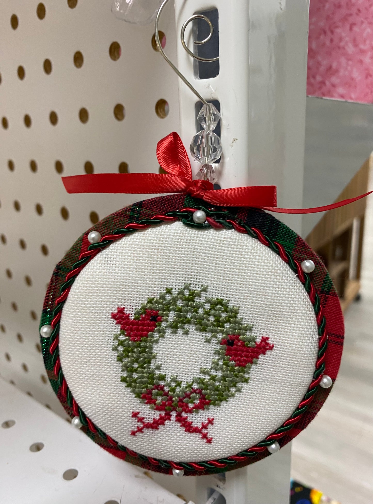 The Stitcher's Stage 4 inch Round Ornament