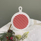 The Stitcher's Stage-Round Stripe White Back