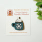 Remember November, Inc - Mug Needle Minder, Wooden Magnetic, Christmas Needle Minder