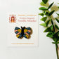 Remember November, Inc - Butterfly Needle Minder, Wooden Magnetic Needle Minder