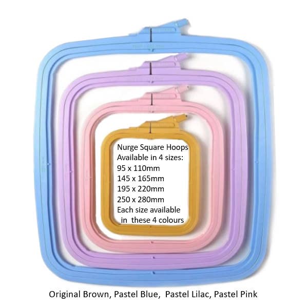 Nurge - Nurge Square Plastic Hoops 195 x 220mm (8" x 9")