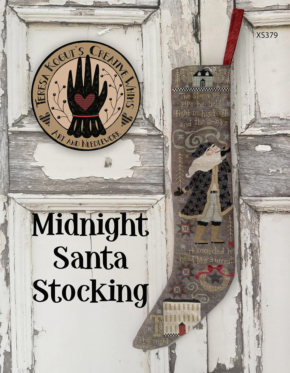 MIDNIGHT SANTA STOCKING *Nashville Market Pre-Order*