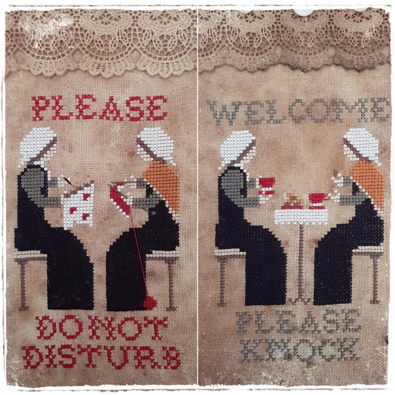 Welcome, please knock/Please do not Disturb by Fairy Wool in the Wood